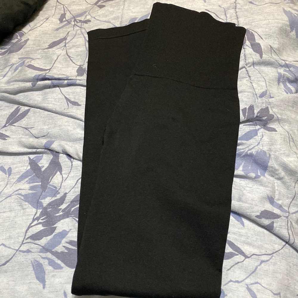 Spanx leggings. Black. Large